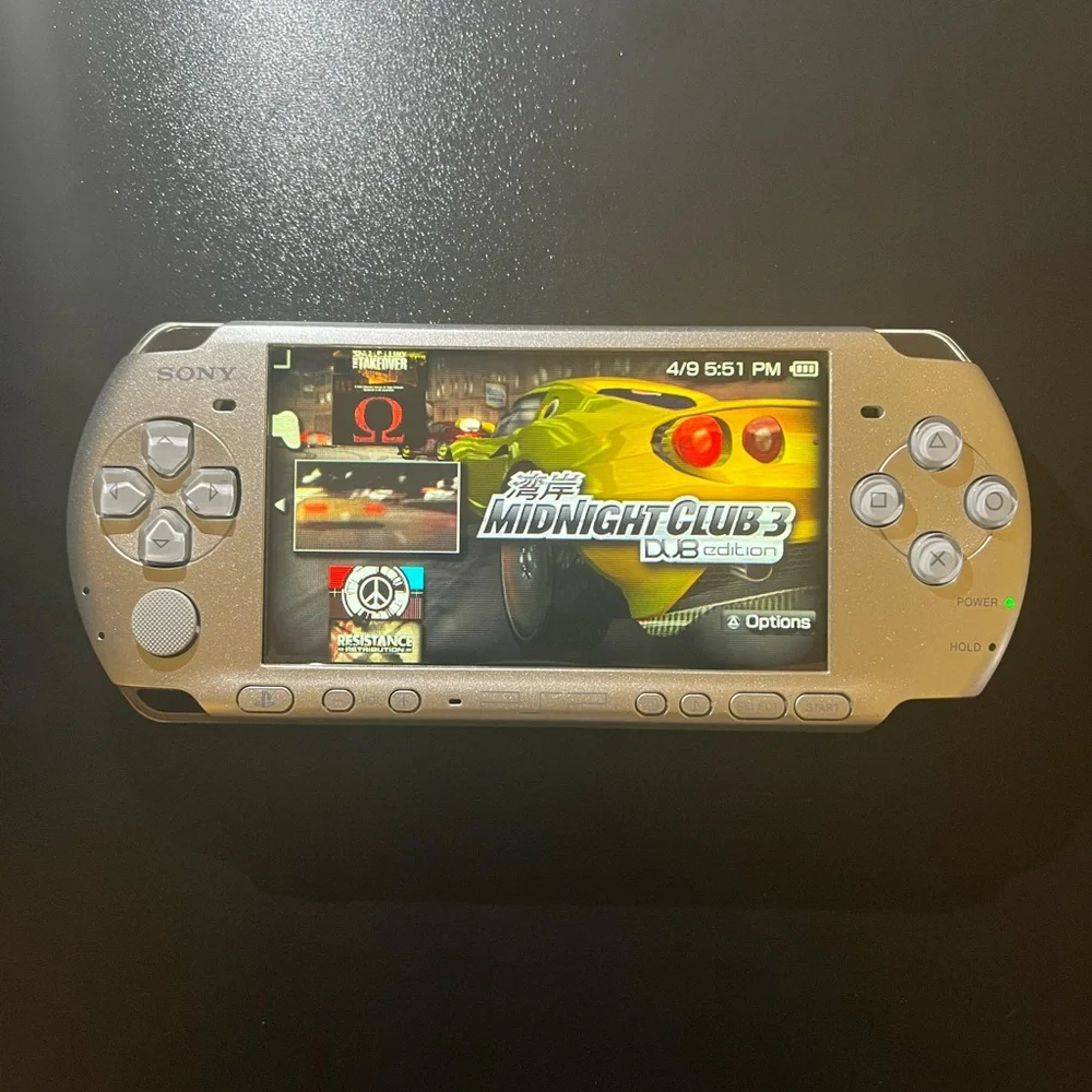 Sony Handheld PSP Console - Metallic Silver
